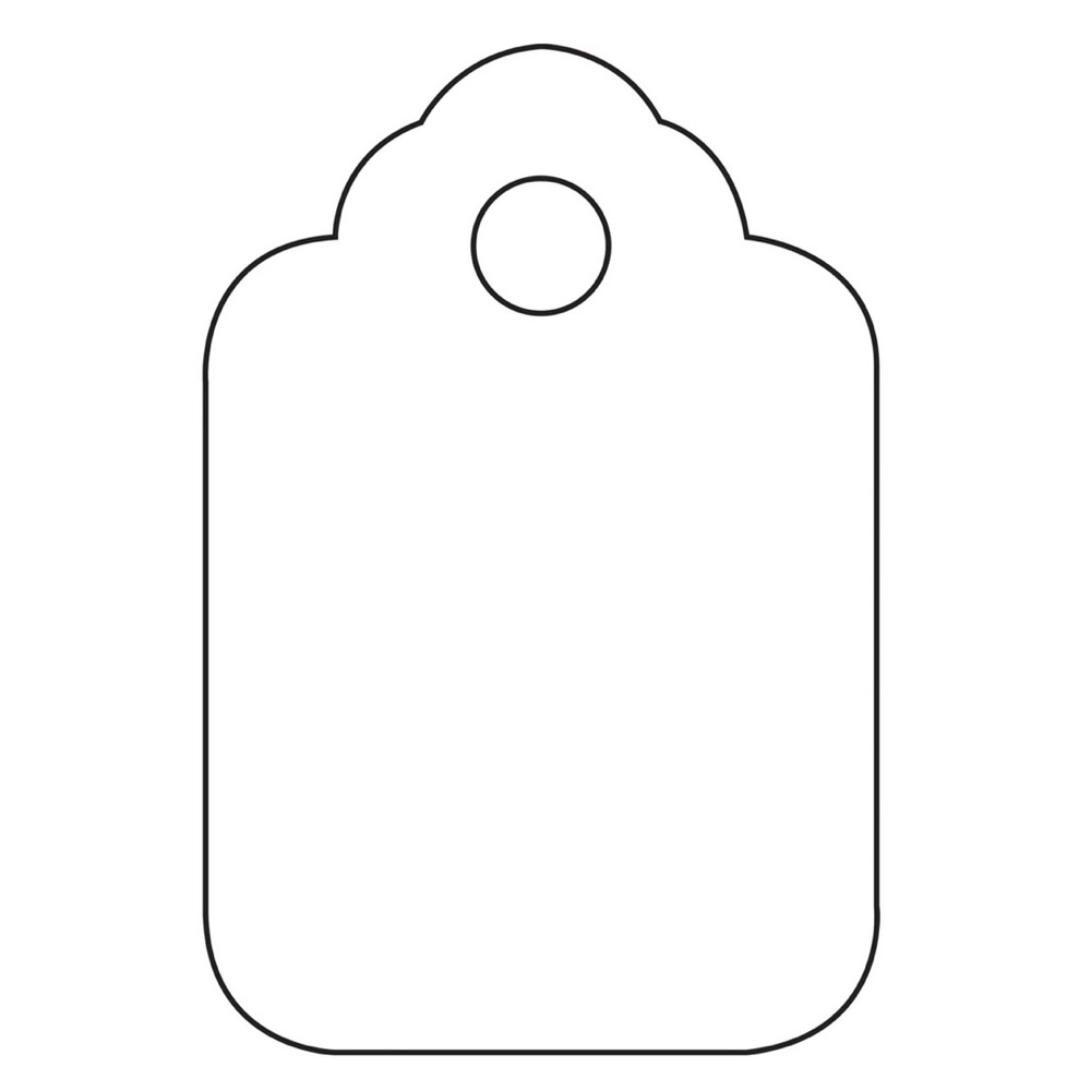 Elegant White Tag